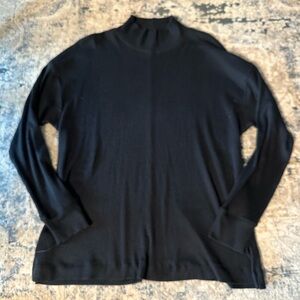 Women's AE brushed mock neck top